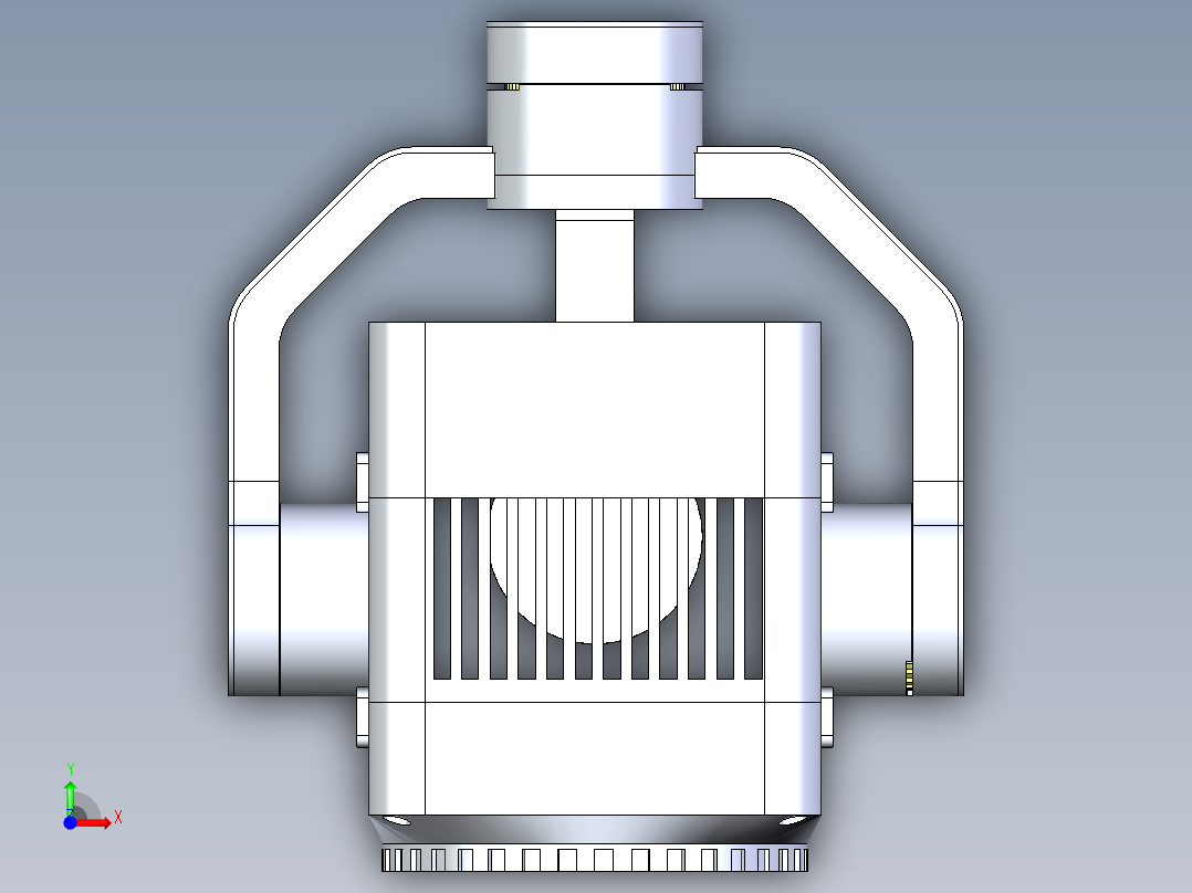 无人机云台前视图
