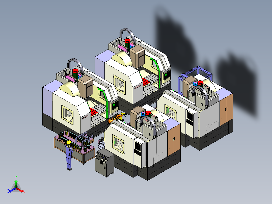 手机壳自动化加工产线