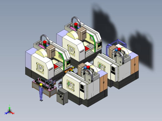 手机壳自动化加工产线