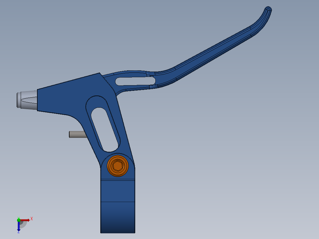 自行车制动器总成模型