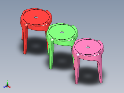 旋风塑料凳（风车凳）