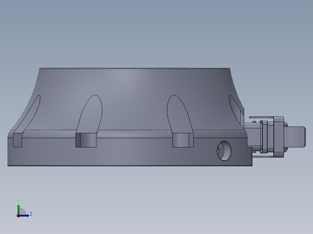 协作机器人左视图