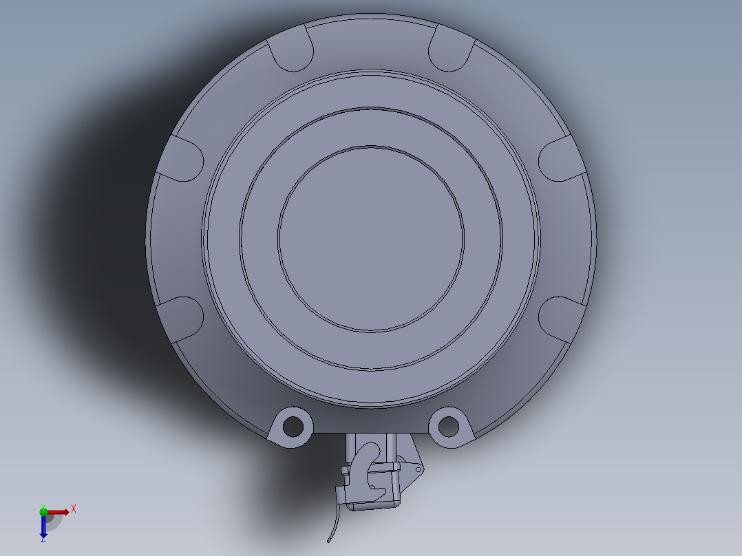 协作机器人俯视图