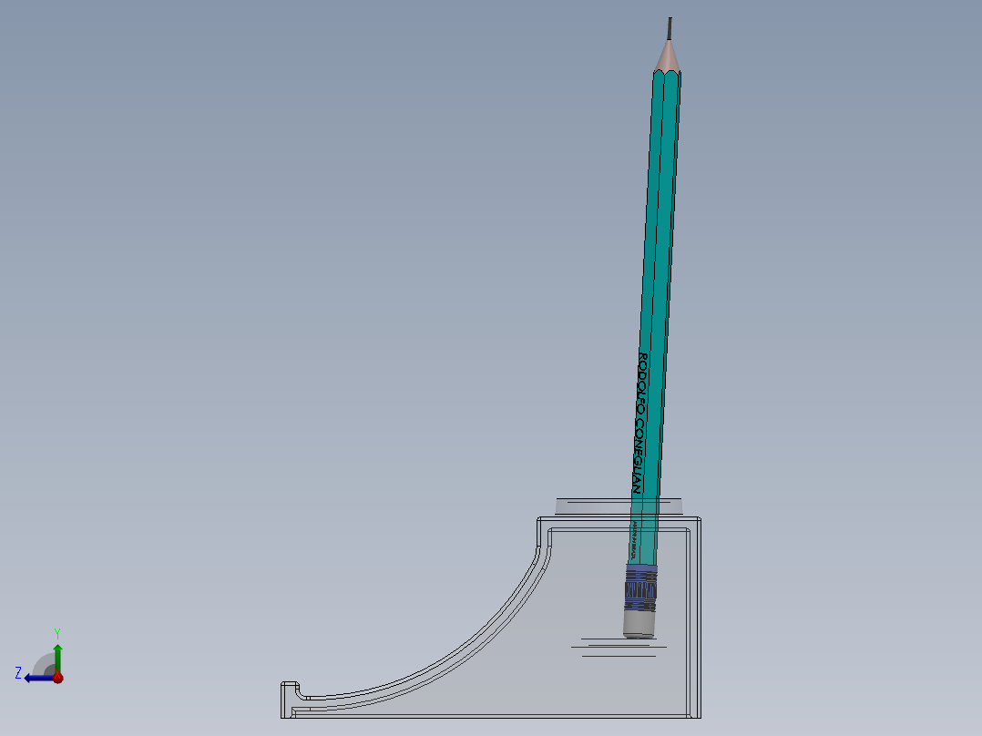 笔筒古董1940年15右视图
