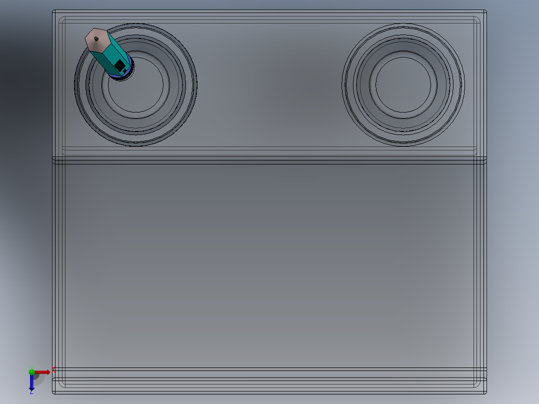 笔筒古董1940年15俯视图