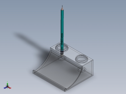 笔筒古董1940年15正等轴测缩略图