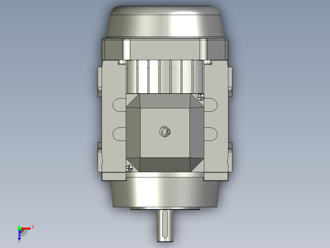 IMB34H80-112(YE2YE3)通用电机YE2-80M1-2-B34俯视图