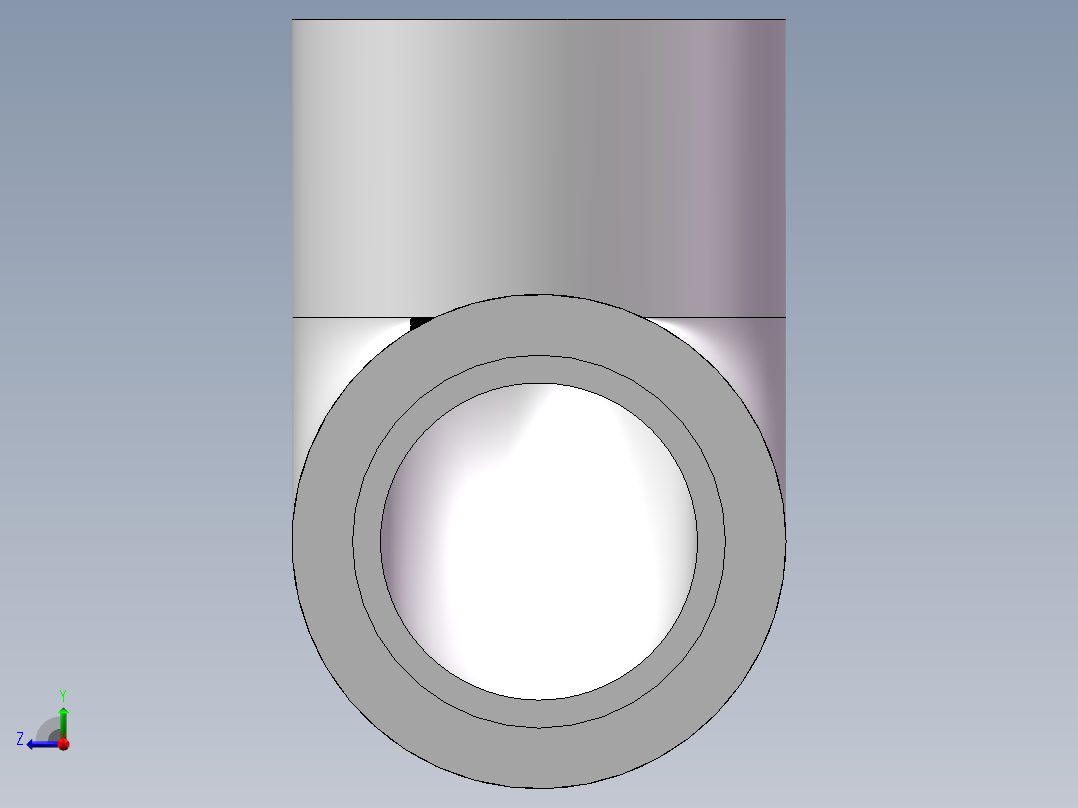 90_ELBOW_DN15_PN10_U-PVC右视图