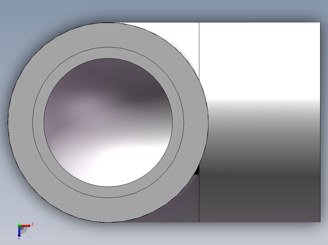 90_ELBOW_DN15_PN10_U-PVC俯视图