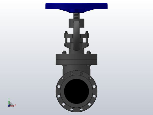 法兰截止阀[1.6-DN200-法兰截止阀]前视缩略图