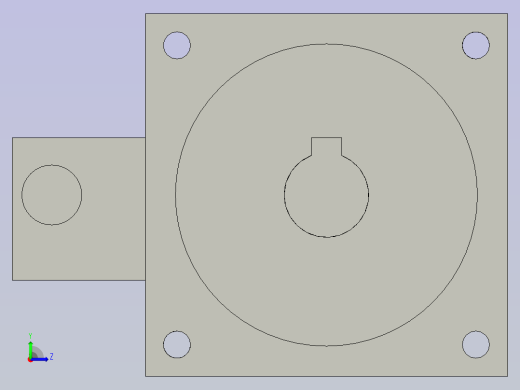 松下伺服MSMF042L1U2左视缩略图