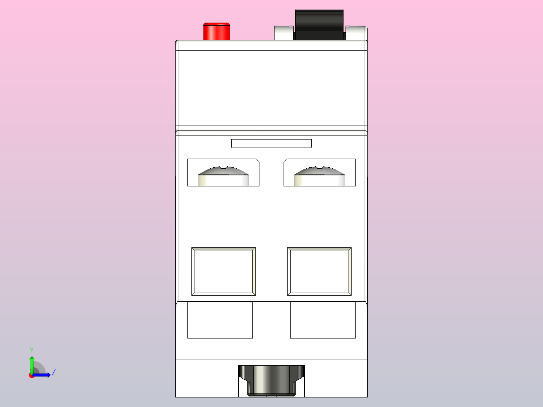 双极开关BV-D 2p左视图