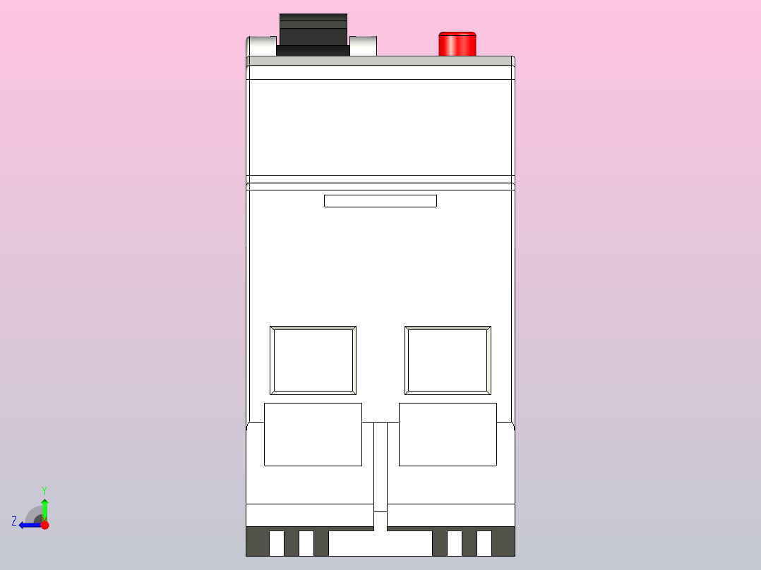 双极开关BV-D 2p右视图
