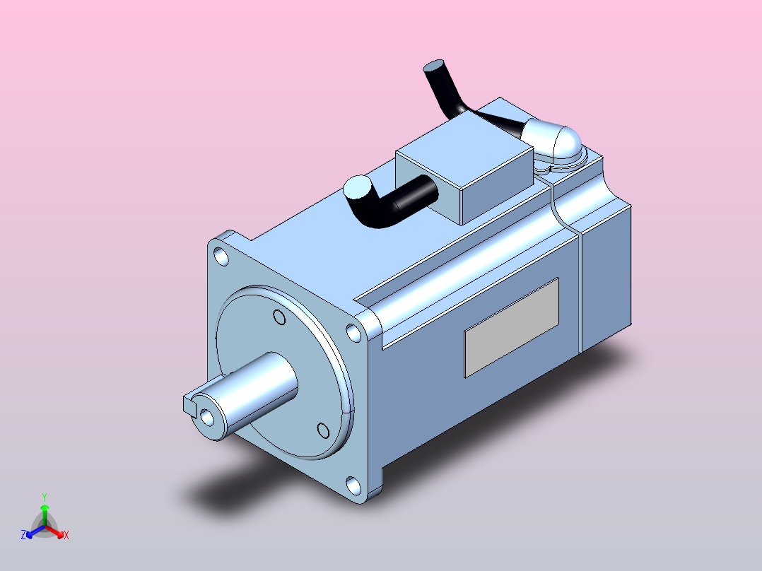 安川伺服电机sgmjv-04a_01主视图
