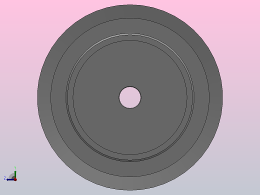 小凸缘型半圆弧形齿同步带轮S8M型_SS8MDC-14-25-dc6-A右视缩略图