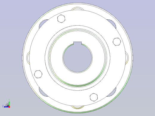 弹性柱销联轴器 HL4 50X90-55X70(基准)右视缩略图
