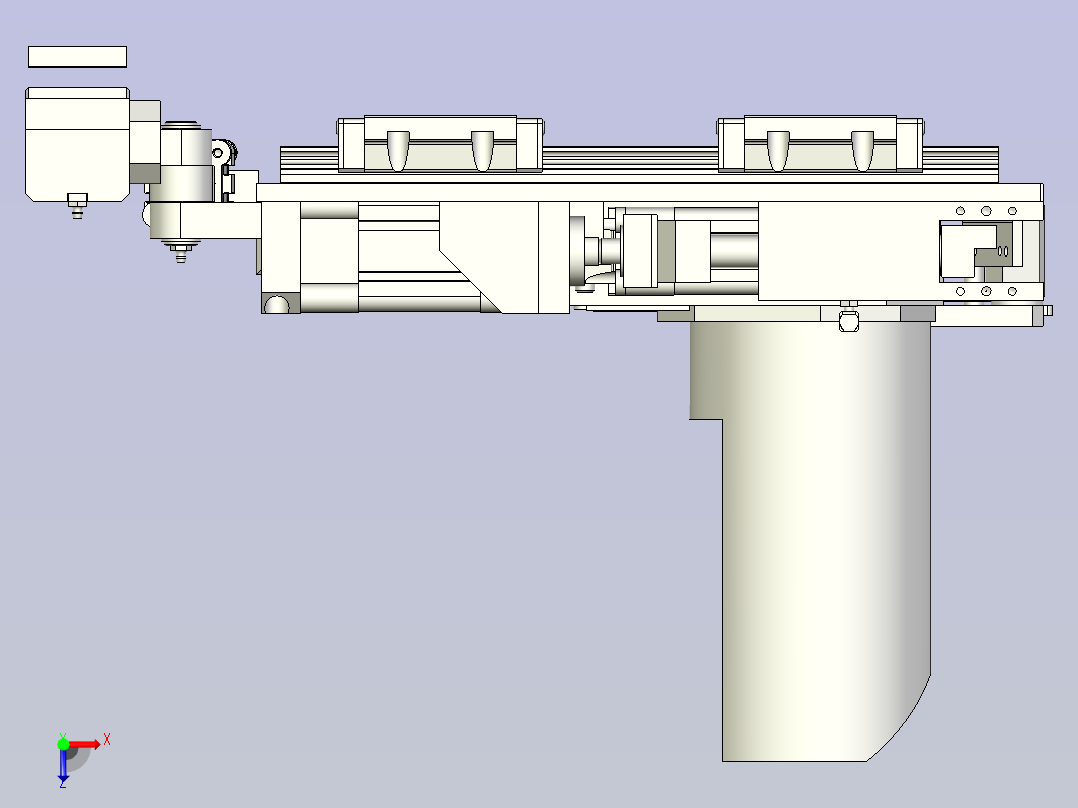 一款电机转子装配夹具俯视图