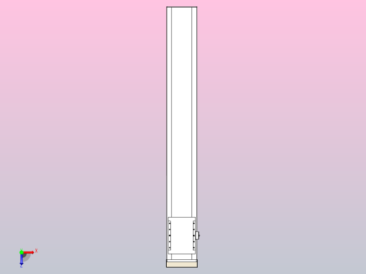 滚珠丝杠直线轴带导轨全封闭TPA-HCR-202D-2510C-L1350-MP-Y-P75-N3俯视缩略图