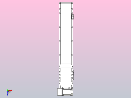 机器人皮带驱动直线轴TPA-GCB-150-P80-L600-LU-M75-N3俯视缩略图