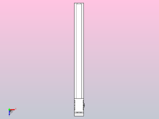 滚珠丝杠直线轴带导轨全封闭TPA-HCR-120D-1610C-L1200-MP-C-P20-N3俯视缩略图
