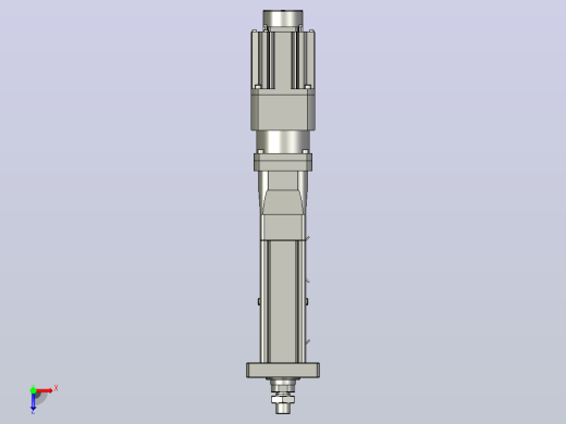 MTA80-100-P10-FF-D-K□-P1500(2000)W-S3 MTA80电动缸 最大负载35KN 额定负载30KN 1500(2000)W电机直接安装 配减速机俯视缩略图