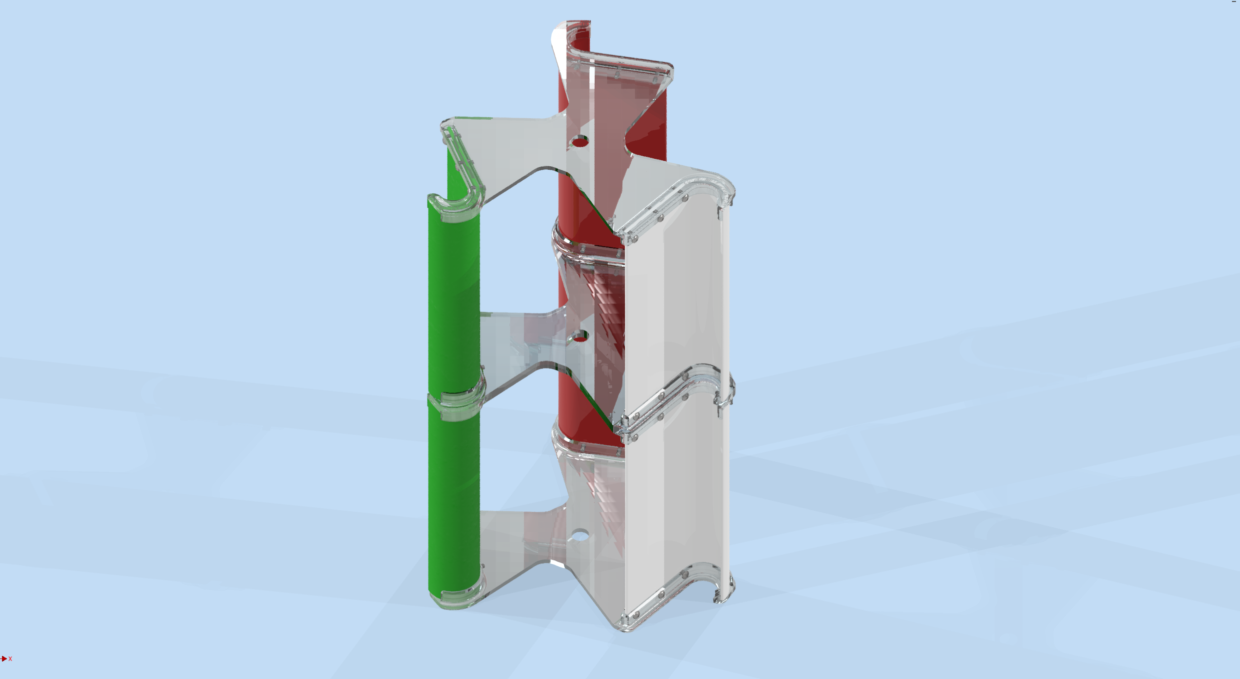小型Lenz2涡轮3D可打印