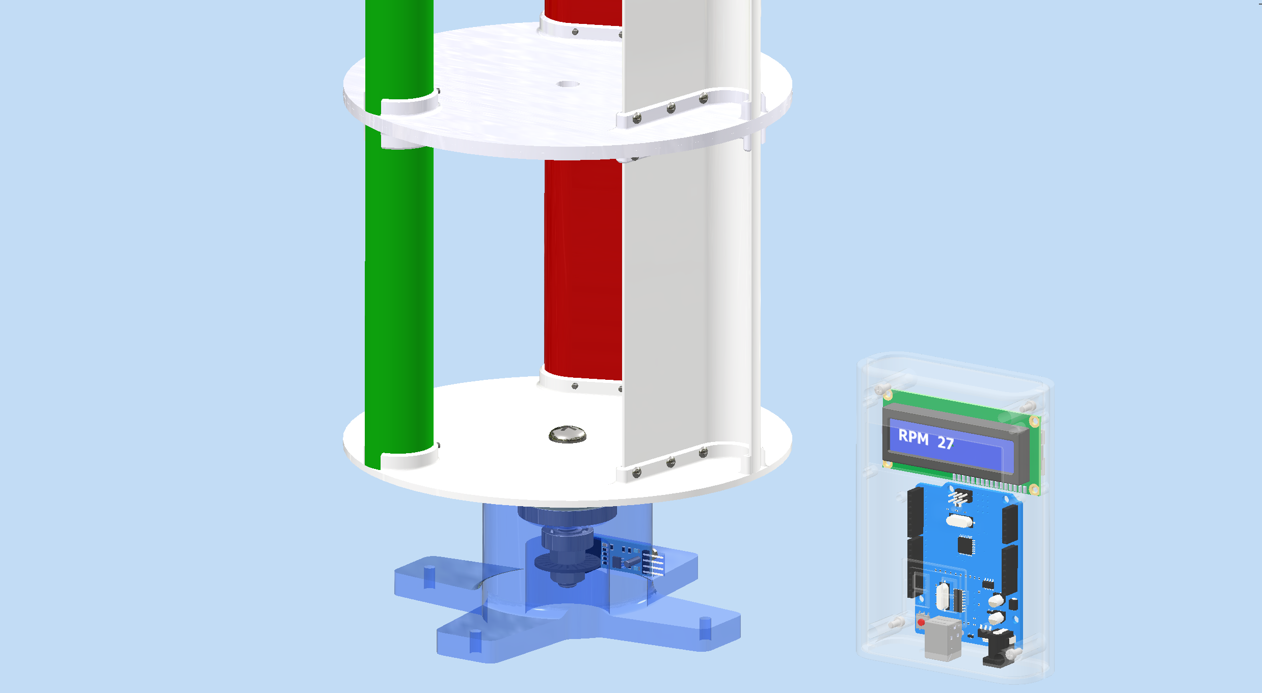 小型Lenz2涡轮3D可打印