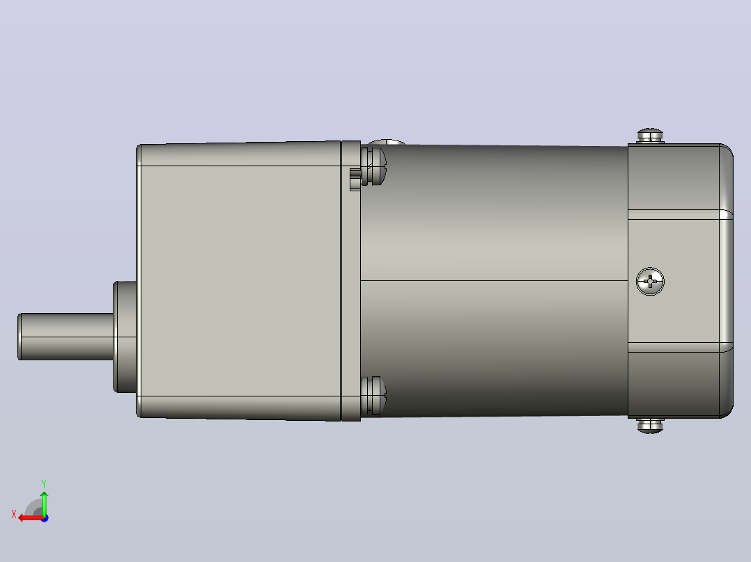 交流减速机5IK60GU-CF(5GU3KB-200KB)后视图