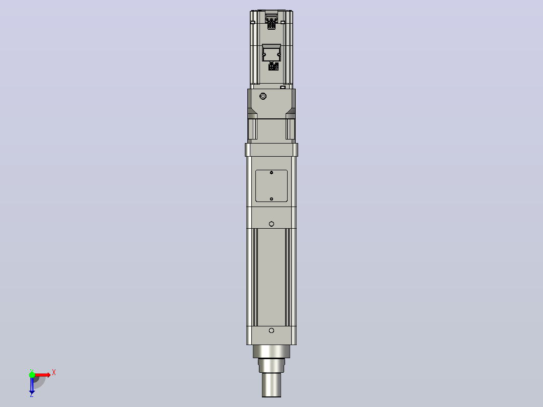 轻载电动缸TPA-ESR80-2510C-L50-M-W-P75-JX-C3俯视图