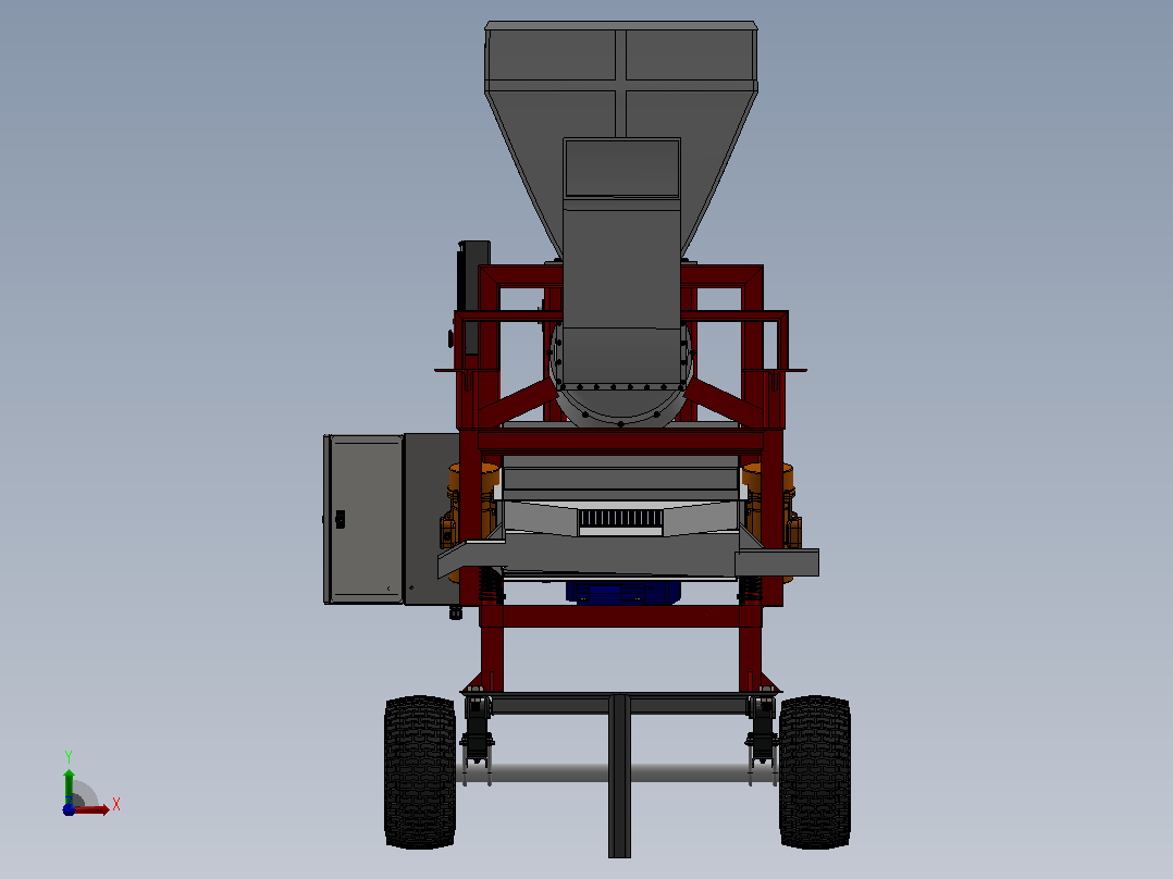 格兰诺斯清澈咖啡机前视图