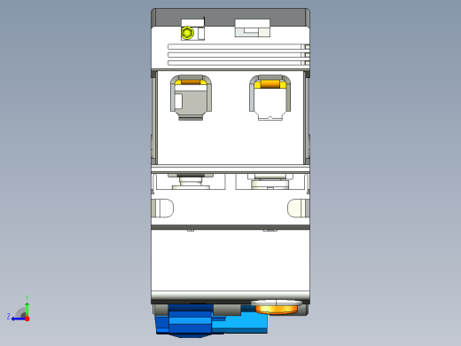 NB1L(2H) 1P&amp;N剩余电流动作断路器三维模型202307右视缩略图