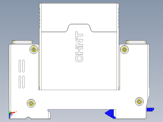 NXU-ⅡG 3P&amp;N电涌保护器三维模型202203 俯视缩略图