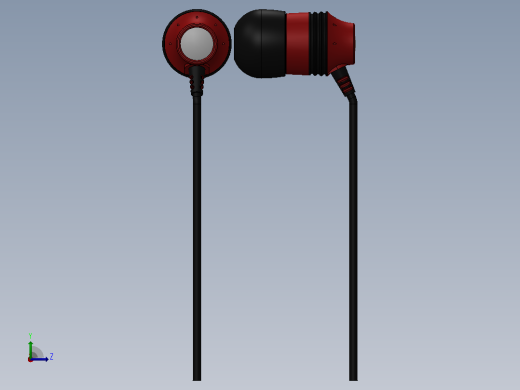 solidworksSkullcandy入耳式耳机左视缩略图