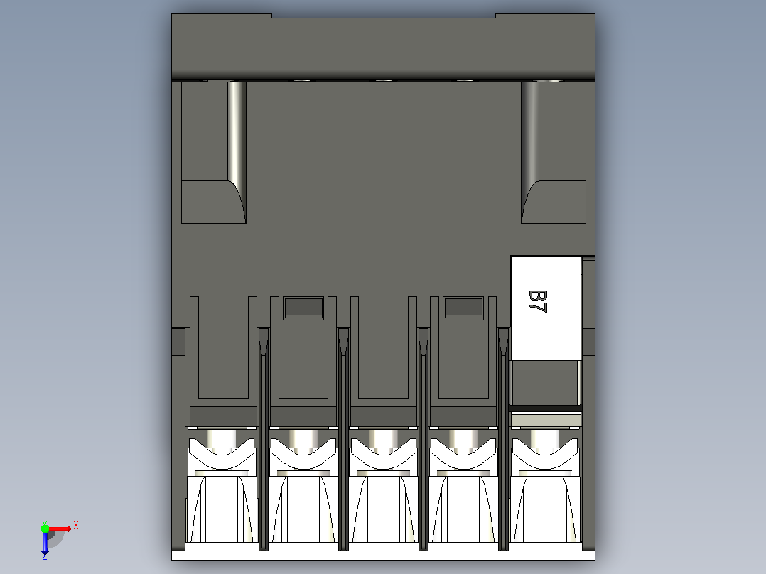 LC1K09 10 B7施耐德接触器俯视图