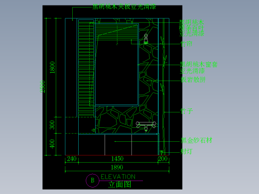 家装类CAD图块(五)-FH01126I