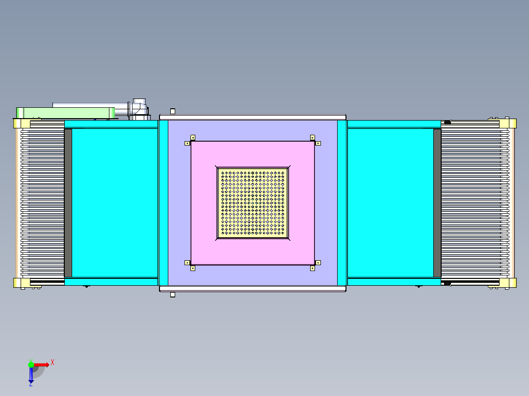 除尘设备 吸尘机俯视图