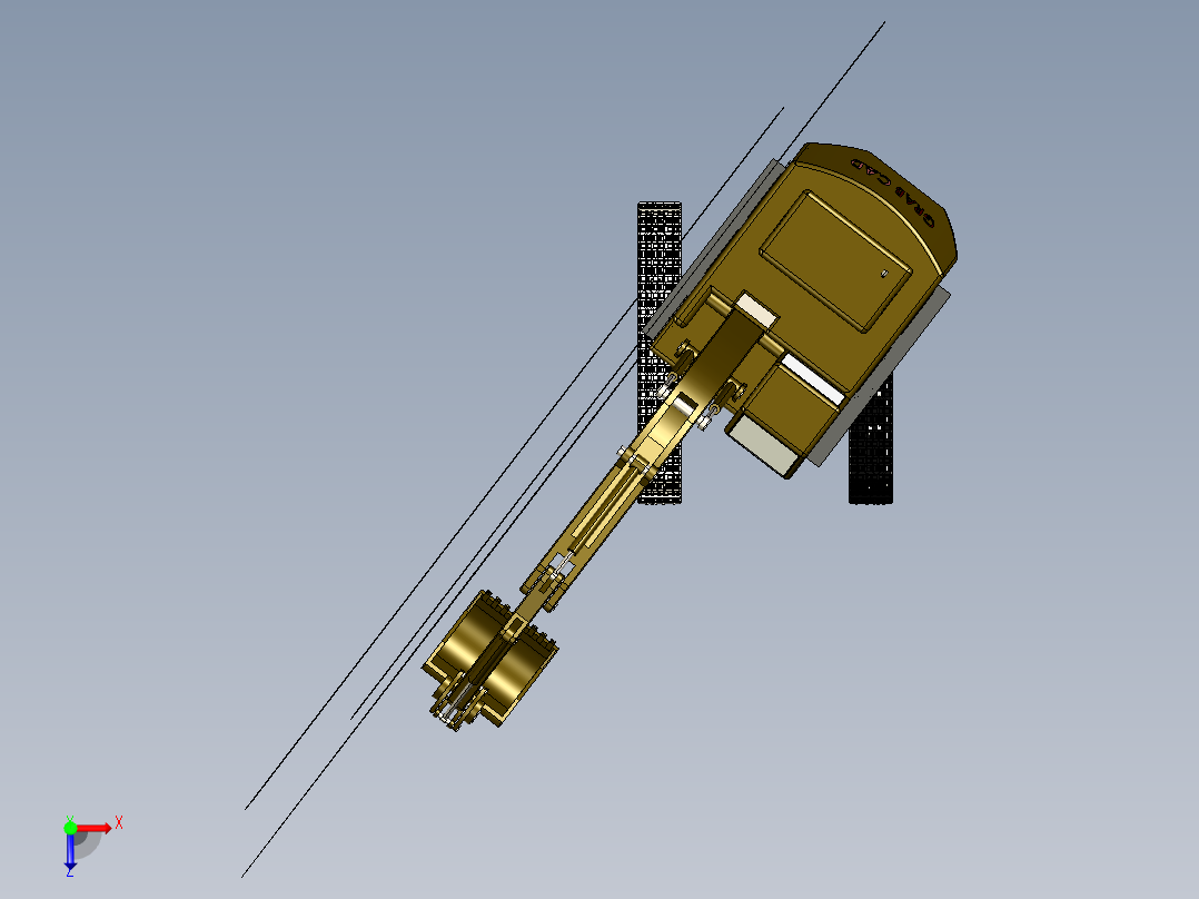 挖掘机模型俯视图