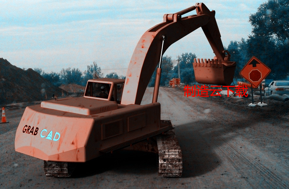 挖掘机模型