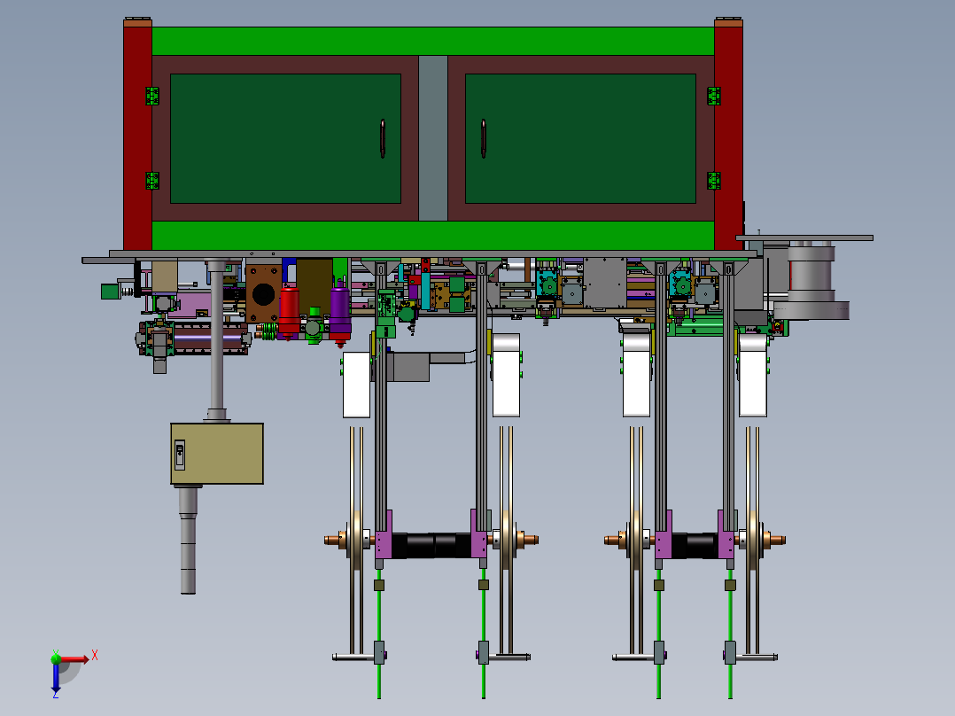 B21_连接器插针机俯视图