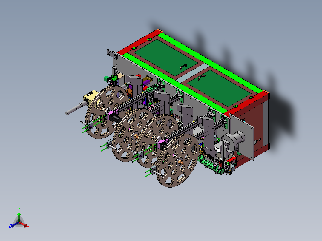 B21_连接器插针机正等轴测图
