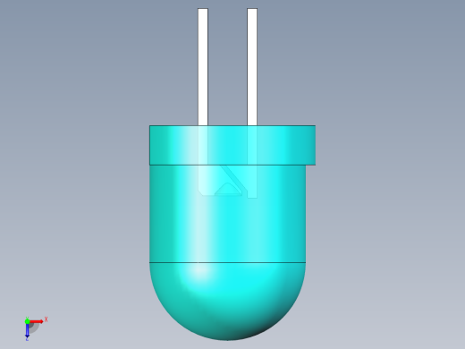 LED_Round_Cyan_D8.0mm俯视缩略图