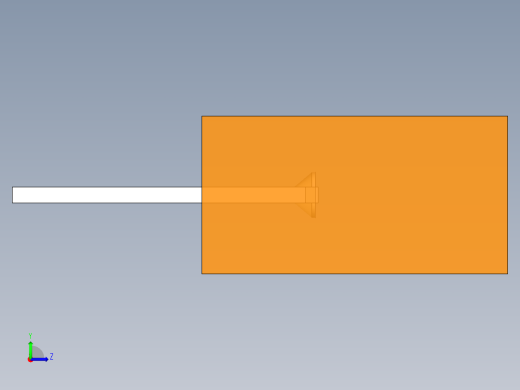 LED_Square_Orange_5x5x9.7mm左视缩略图