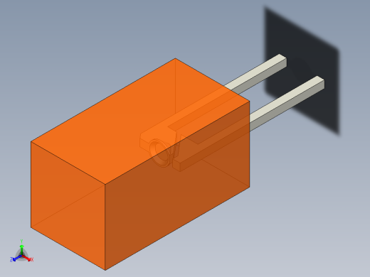LED_Square_Orange_5x5x9.7mm正等轴测缩略图