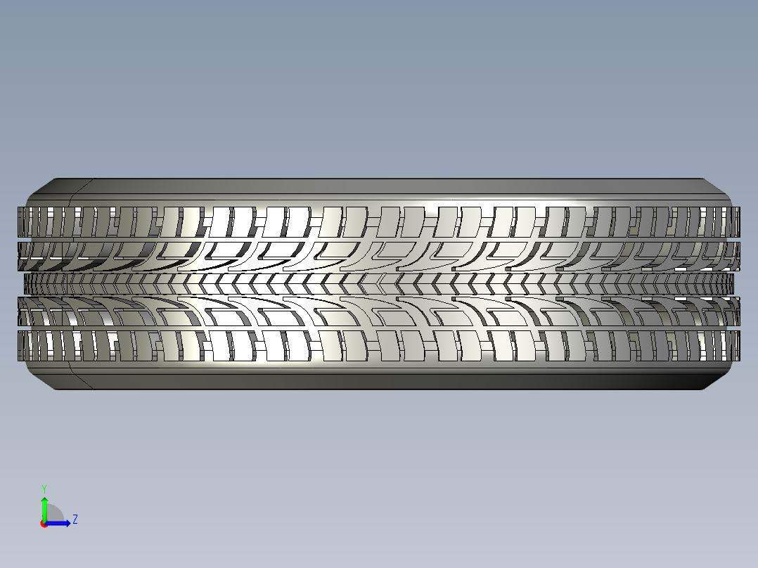 车轮225-75R17.5左视图