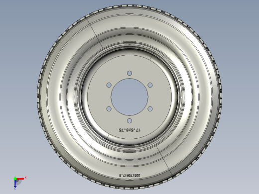 车轮225-75R17.5俯视缩略图