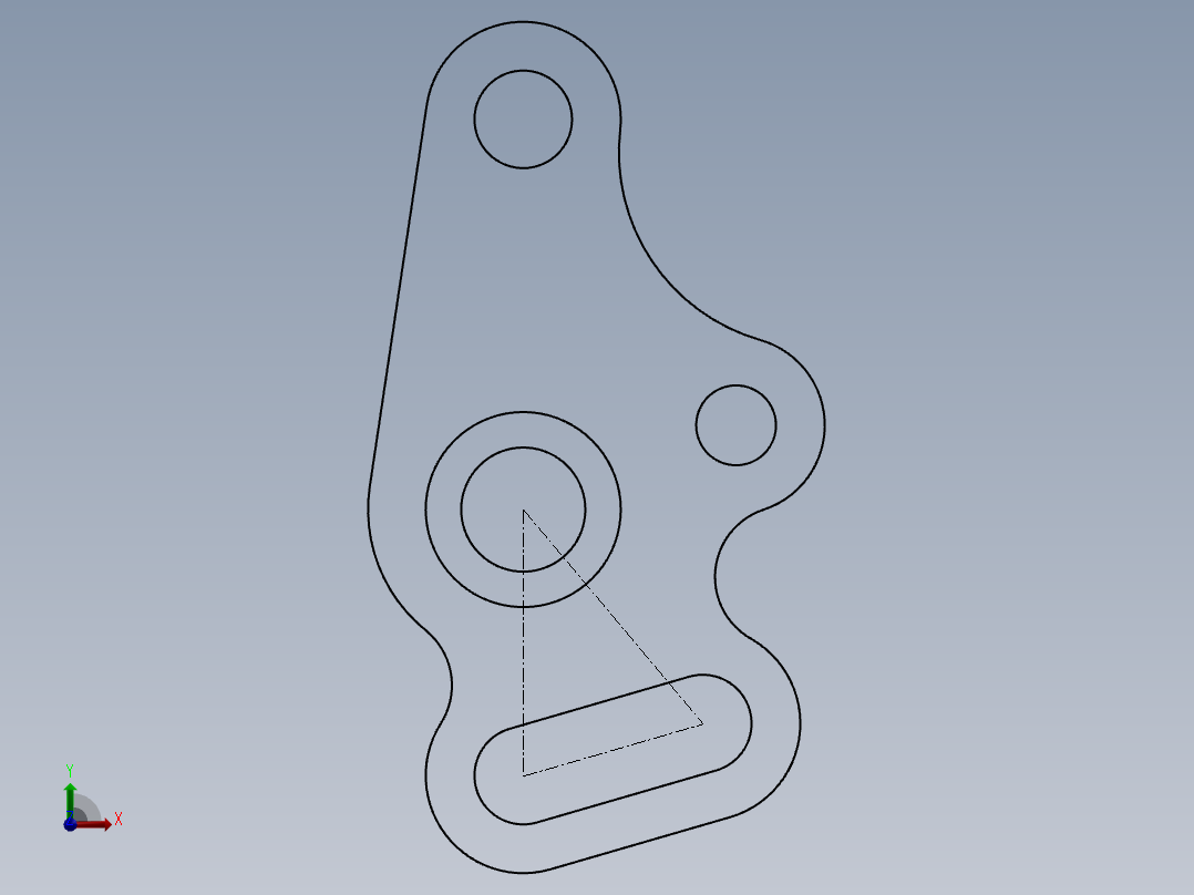 SW建模练习题-exercise 71前视图