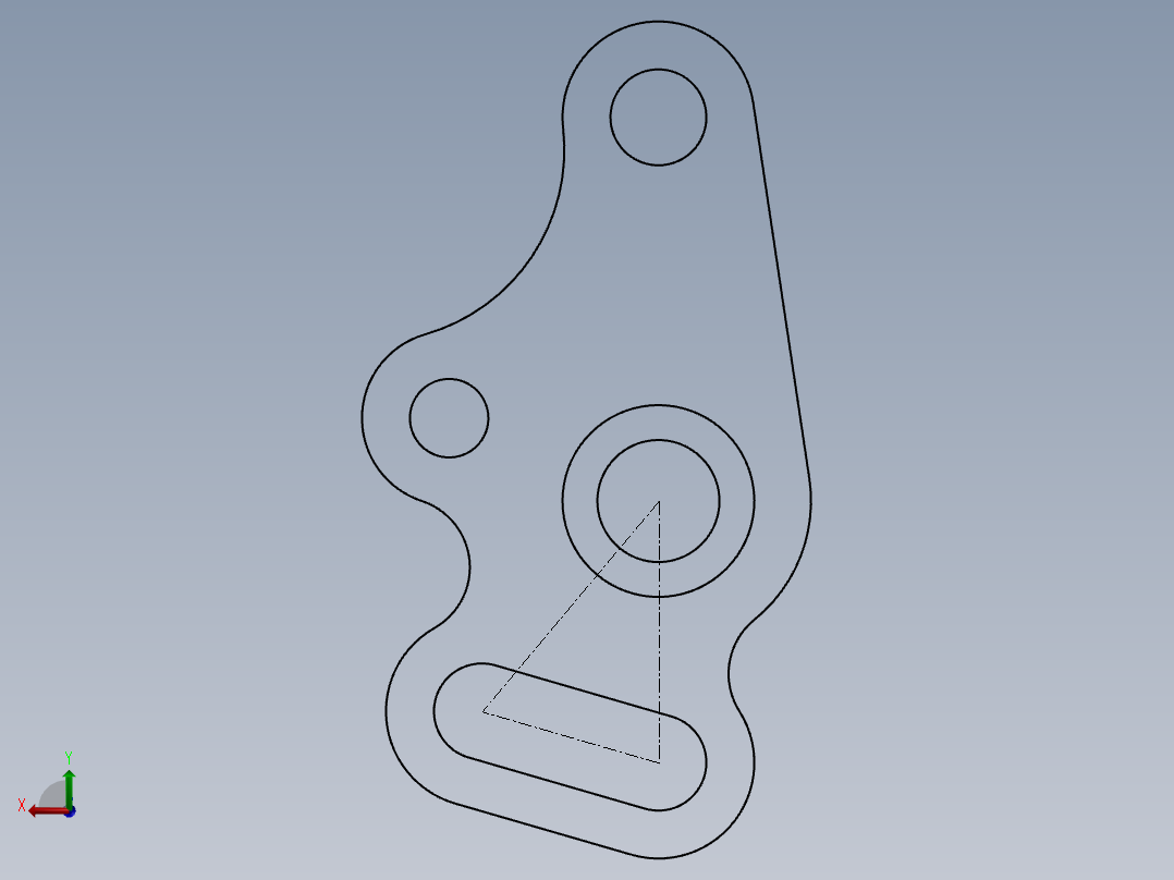 SW建模练习题-exercise 71后视图