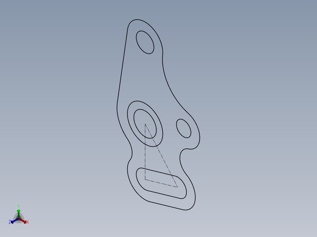 SW建模练习题-exercise 71正等轴测图