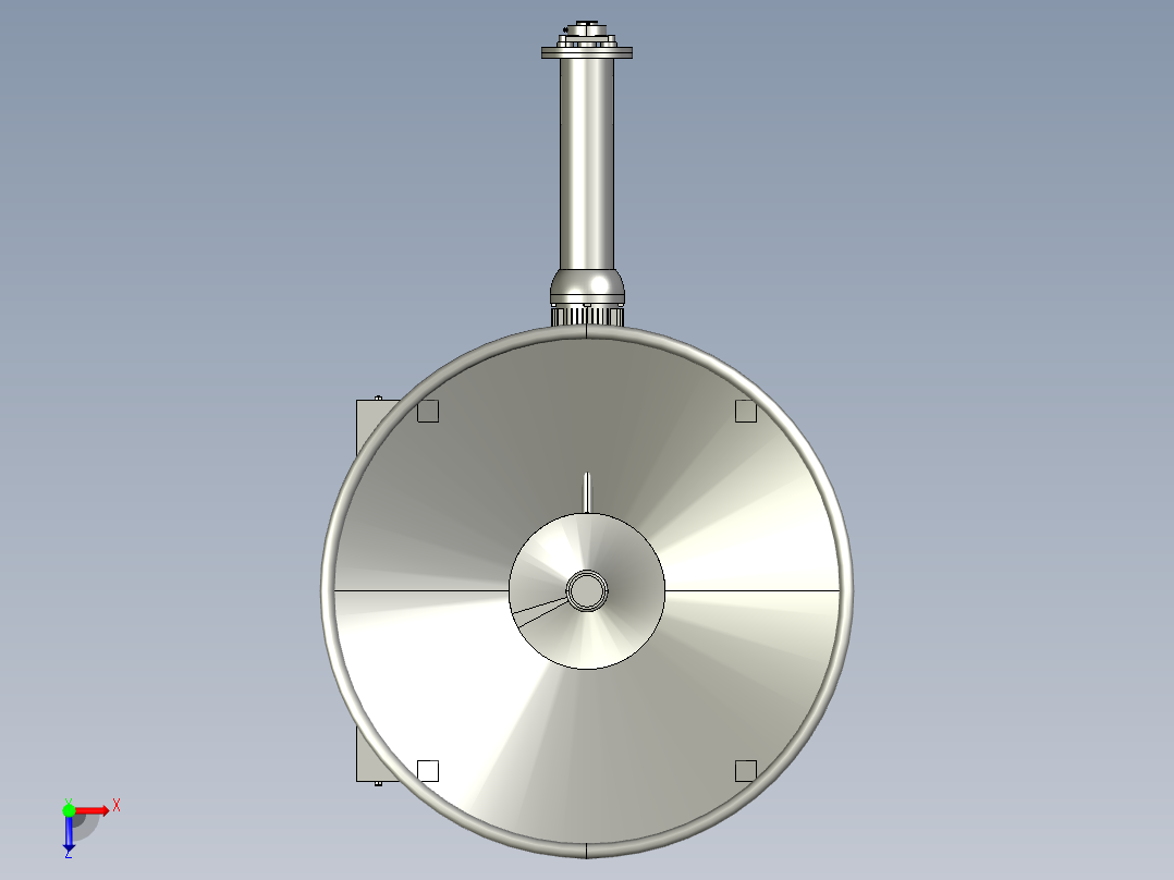 搅拌机模型俯视图