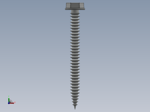 紧固件-Hex Head Screw-02前视缩略图